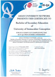 B. Secondary Educ._AUN-QA Certificate