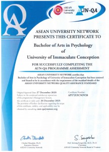 BA Psychology_AUN-QA Certificate